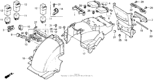 GL1500I Задний бампер