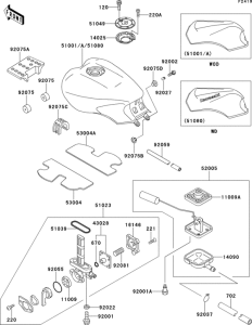ZG1000 Fuel tank(1 / 2)