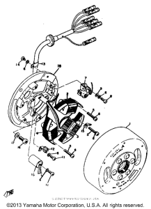 DT3 Flywheel magneto