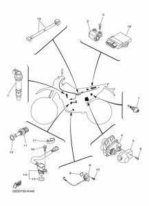 WR250R Equipo electrico