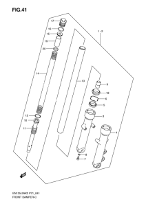 EN125 Front damper en125-2ak3 : order from smc