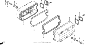 GL1500CF Крышка головки цилиндров
