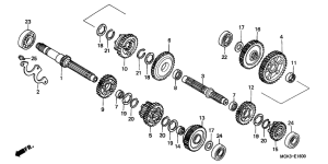 VT1100C2 Трансмиссия