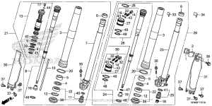  Передняя вилка