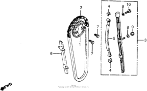 CB650 Cam chain + tensioner
