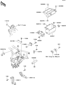 ZG1000 Рама ,крепежные детали