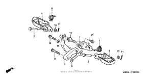 XR650R Подножки