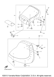 XVS11ATTC Сиденье