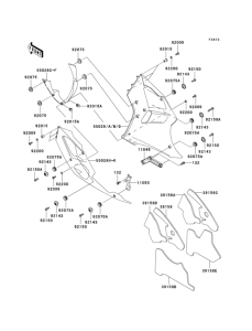 ZX600 Cowling lowers(1 / 2)