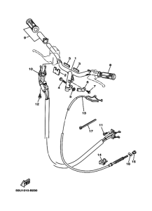 CV50A ｽﾃｱﾘﾝｸﾞﾊﾝﾄﾞﾙ & ｹｰﾌﾞﾙ