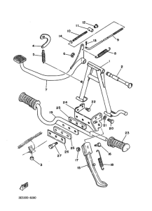 V80 ｽﾀﾝﾄﾞ･ﾌｰﾄﾚｽﾄ