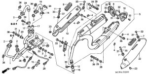 VFR800 Глушитель