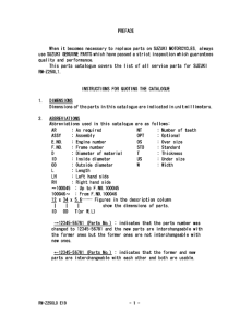 RM-Z250 Catalog preface