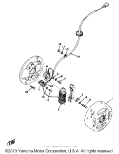 GT80MXB Flywheel magneto
