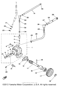 DT125H Масляный насос