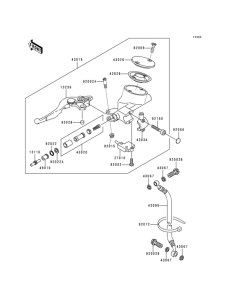 VN1500 Цилиндр сцепления