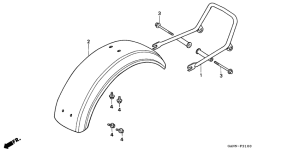  Заднее крыло