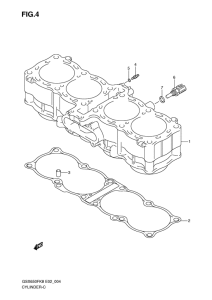 GSX650F Цилиндр