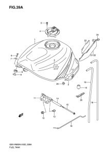 GSX-R600U2 Tank fuel