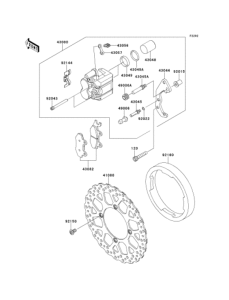  Передний тормоз