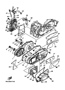 YP250G ｸﾗﾝｸｹｰｽｶﾊﾞｰ 1