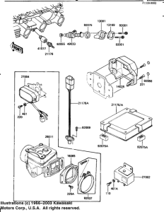 KZ1100 Injectors / electrical equipment