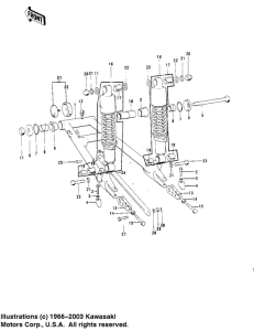  Swing arm / shock absorbers
