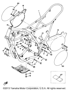 MX250B Frame-side cover