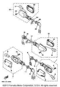 XT225K Поворотники