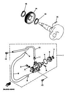 YA50R Масляный насос