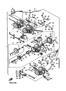XJ600S XJ600SH Carburetor assy