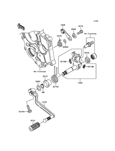 ER650 Механизм переключения передач