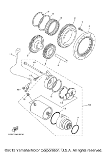 XVS11ATYCL Стартер