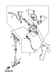YN100 Передний тормозной цилиндр