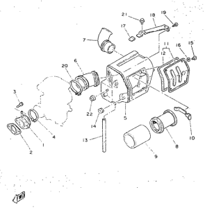 SR250 Впускная система