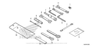 NC700J (DCT) Инструмент