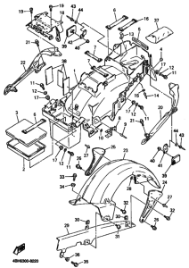 GTS1000A Заднее крыло