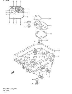 GSX750 Маслосборник