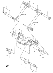 DR350 Втулки заднего рычага