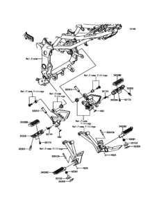 BR250 フットレスト