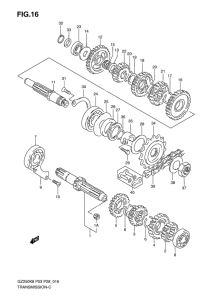 GZ250 Трансмиссия