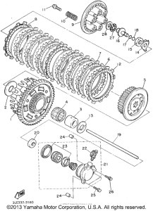 FZR1000GC Сцепление