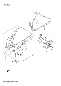 GSX-R750 Cowling body