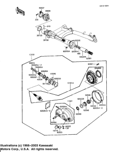 KZ1100 Drive shaft / final gears