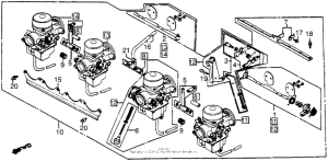 CB1000 Carburetor assy. link
