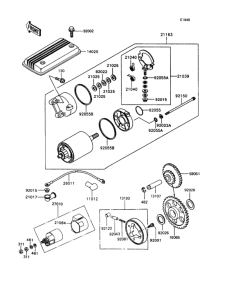 ZX400 Стартер