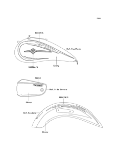 VN1600 Наклейки
