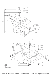 XVS950CT Боковые кофры