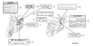 SH300 Лейбл предостережения
