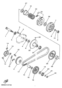YV50 Сцепление